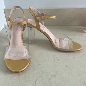 DE BLOSSOM, Gino-3 Gold Heel, 7.5, Prom